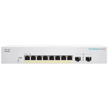 Сетевой коммутатор Cisco CBS250-8T-E-2G-EU: Порты только Gigabit Ethernet (10/100/1000)