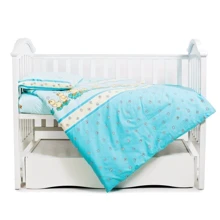 Сменная постель 3 эл. Twins Comfort 3051-C-025, Утята, голубая: Тип постельный комплект
