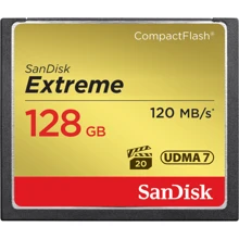 Карта памяти SanDisk 128GB CompactFlash Extreme (SDCFXSB-128G-G46): Тип карты Compact Flash