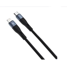 Кабель Proove Cable USB-C to Lightning Light Silicone 27W 1m Black: Тип USB-C - Lightning