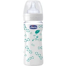 Пляшка скло Chicco Well-Being 240мл (20721.30): Матеріал Скло