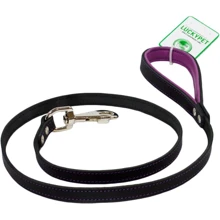 Поводок кожаный Lucky Pet 1x120 см черный (4820224217512): Тип Поводок