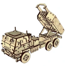 Деревянный конструктор Pazly HIMARS 272 деталей (UPZ-004): undefined undefined