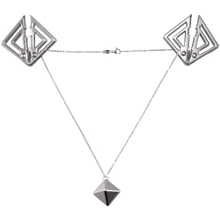 Затискачі для сосків з важкою підвіскою LOCKINK Adjustable Nipple Clamps with Heavy Pendant - Grey: Виробник LOCKINK