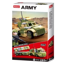 Конструктор SLUBAN M38-B0782A військова техніка, фігурка, 118дет, 14-24-4,5см: Виробник Sluban
