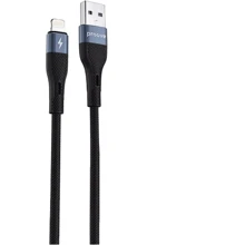 Кабель Proove USB Cable to Lightning Light Silicone 2.4A 1m Black: Тип USB Cable - Lightning