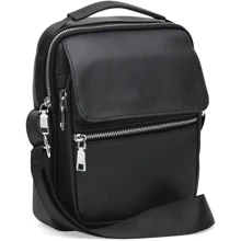 Мужская сумка через плечо Keizer черная (k16017-black): Пол Мужской