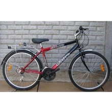 Велосипед Mustang Upland 24" Красно-черный (24*160) + Сборка: Тип 2х колесный велосипед