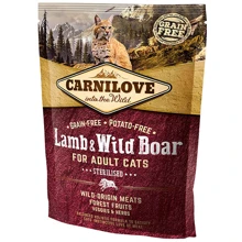 Сухой корм для взрослых стерилизованных кошек Carnilove Lamb & Wild Boar Sterilised 400 г (8595602512324): Тип Сухой корм