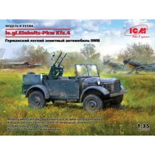 Немецкий автомобиль ICM le.gl.Einheits-Pkw Kfz.4 с пулеметами MG-34 (Zwillingssockel 36): Производитель ICM