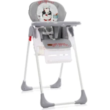 Стульчик для кормления Lorelli TUTTI FRUTTI (grey penguin): Тип классический стульчик