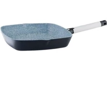 Vinzer Greblon Compact Induction 28x28см гриль (89514): Тип сковороди сковорідка гриль