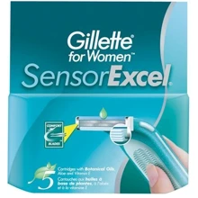 Gillette Sensor Excel Сменные кассеты для бритья 5 шт.: Вид Сменные кассеты