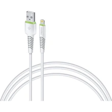 Кабель Intaleo USB Cable to Lightning 1.2m White (CBFLEXL1): Тип USB Cable - Lightning