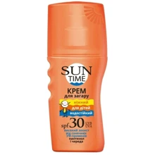 Солнцезащитный крем Біокон Sun Time SPF 30 для загара для детей 150мл (4820064561899): Тип Крем