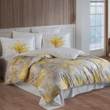 Комплект постільної білизни Hobby Premium Sateen 300TC Silvana сатин євро (69814_2,0): Матеріал сатин