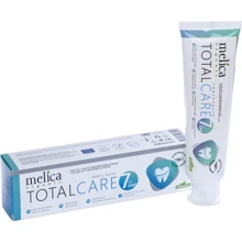 Melica Organic Toothpaste Total Care 7 100 ml Зубная паста "Комплексный уход" Total 7: Назначение Свежесть дыхания, От зубного налета, Очищение, Антибактериальное