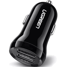 Зарядное устройство Ugreen Car Charger 2хUSB ED018 24W Black (50875): Особенности Быстрая зарядка