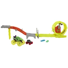 Игровой набор Hot Wheels Power smashers Monster Trucks Заряжай и преследуй (HXT05): Производитель Hot Wheels
