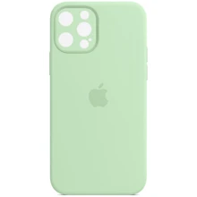 Чехол для iPhone Mobile Case Silicone Case Full Camera Protective Green/Pistachio for iPhone 14 Pro: Цвет зеленый