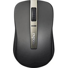 Мышь RAPOO 6610M silent wireless multi-mode, серая: Интерфейс подключения Bluetooth + Wireless (радио интерфейс)