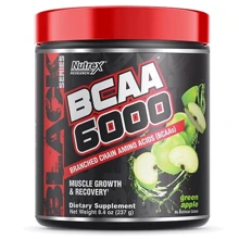 Амінокислота для спорту Nutrex Research BCAA 6000 255 g /30 servings/ Green Apple: Смак Зеленое яблоко