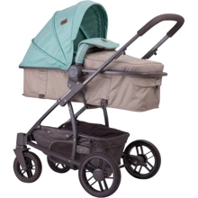 Коляска-трансформер Lorelli S-500 SET с автокреслом (green&beige teddy bear): Тип коляски универсальная коляска (2-в-1)