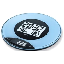 Весы кухонные Beurer KS 49 blue: Тип конструкции с плоской платформой