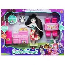 Лялька Mic Enchantimals: Bree Bunny & Twist з кухнею (TM333-1D/2D): Виробник Mic