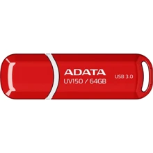 USB-флешка ADATA 64GB UV150 USB 3.0 Red (AUV150-64G-RRD): Стандарт USB USB 3.0