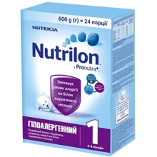 Nutrilon молочная смесь 600 г №1 гипоалергенный от 0 до 6 мес.: Тип Смеси молочные