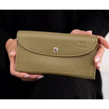 Женский кошелек The Wings Smart Wallet оливковый (TW-Smart-olive): Пол Женский