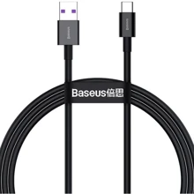 Кабель Baseus USB Cable to USB-C Superior Series 66W 1m Black (CATYS-01): Тип USB Cable - USB-C