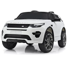 Детский электромобиль Bambi Racer Land Rover, белый (M 3908EBLR-1): Вид джип