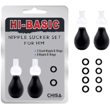 Вакуумные помпы для сосков CHISA HI-BASIC - Nipple Sucker Set for Him: Для кого Для мужчин
