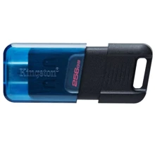 USB-флешка Kingston 256GB DataTraveler 80 M USB-C 3.2 Blue/Black (DT80M/256GB): Стандарт USB USB Type-C