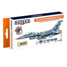 Набір фарб Hataka Hobby Ескадрилья "Агресор" ВПС США ч. 2, 6 шт.: Виробник Hataka Hobby