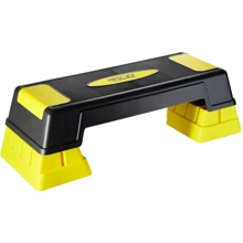 Степ платформа и балансировочная платформа 4FIZJO PRO 3-ступенчатая Black/Yellow (4FJ0225 ): Вид Степ-платформа