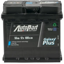 Autopart 6СТ-55 АзЕ Plus (ARL055-P01): Ємність, Ач 55