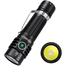 Фонарь туристический Sofirn SC18 6500K SST40 IPX8 1800 Lumen black с аккумулятором 18650 (1 х 3000мАч): Тип Ручной