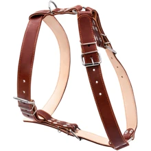 Шлея двойная Collar для крупных пород собак, N3, 35мм, коричневый: Производитель Collar