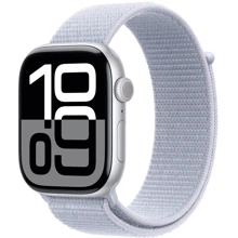 Apple Watch Series 10 46mm GPS Silver Aluminium Case with Blue Cloud Sport Loop (MWWN3QH/A) UA: Розмір 46mm