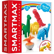 Магнитный конструктор Smart Games Мои первые динозавры (SMX 223): Количество деталей, шт. 14