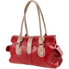 Женская сумка саквояж Laskara красная (LK-10250-red): Пол Женский