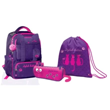 Набір шкільний Yes TS-62 Collection Stylish kitties 3 предмета (558828): Виробник YES