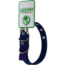Нашийник брезентовий Lucky Pet 2.5x17-41 см синій (4820224214665): Виробник Lucky Pet
