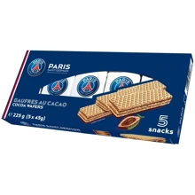 Вафлі PSG Wafers з шоколадним кремом (5x45 г) (WT4104): Вага нетто 225 г