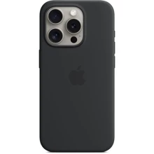 Чехол для iPhone Apple iPhone 15 Pro Silicone Case with MagSafe - Black (MT1A3ZM/A): Цвет черный