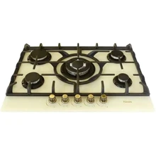 Варильна поверхня Fabiano FHG 10-55 VGH-T Cream Glass: Розташування панелі фронтальне