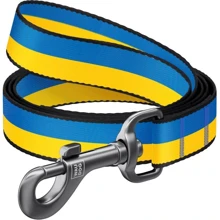 Повідець для собак нейлоновий WAUDOG Nylon малюнок Colors of freedom S Ш 15 мм Дл 122 см (4915-4020): Тип Поводок